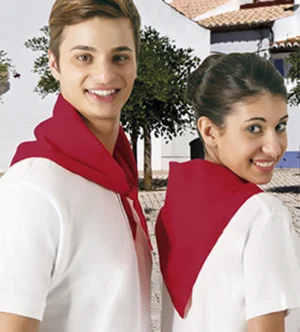 Pañuelo triangular popelín | Resistente y personalizable